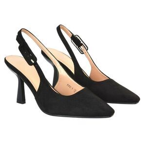 XY London Womens/Ladies Betty Stiletto Heel High Heels / Jet Black